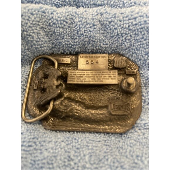 VINTAGE NASCAR GEOFF‎ BODINE #554 LIMITED EDITION BELT BUCKLE AMERICAN LEGENDS - Picture 3 of 9